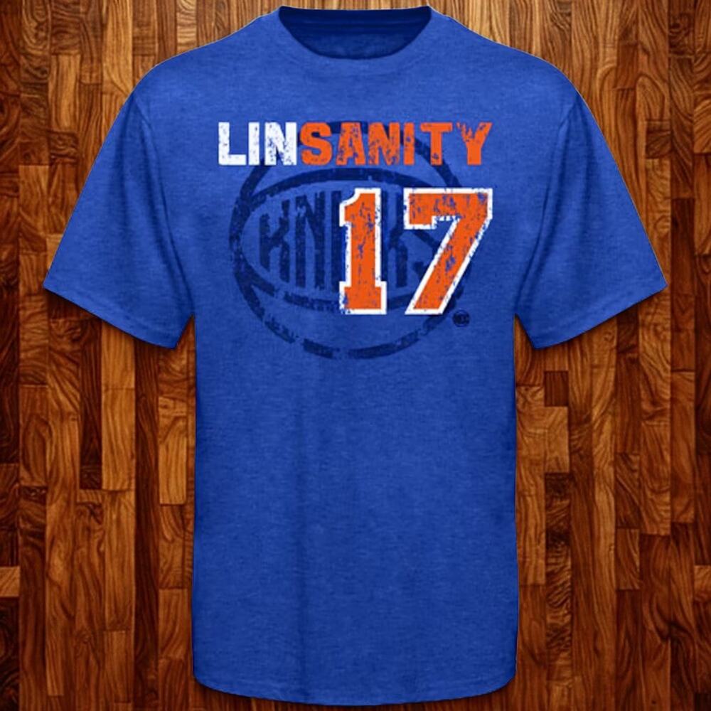 Jeremy Lin LINsanity New York Knicks Majestic Threads Tri Blend T Shirt Small - Picture 7 of 7